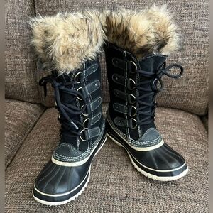 Women's Sorel Joan Of Arc Faux Fur Winter Snow Boots,  Size 7